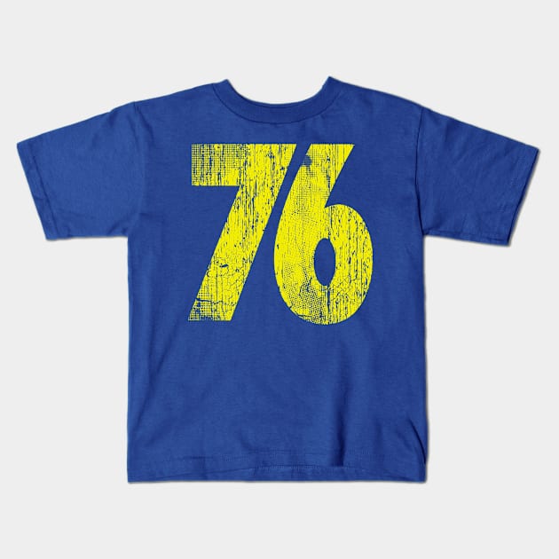 VAULT 76 Kids T-Shirt by trev4000